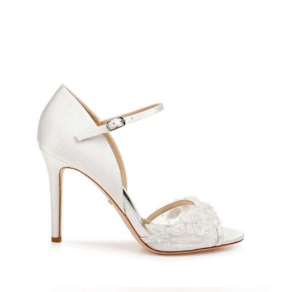 Badgley Mischka Carter Peep Toe D'ORsay Heel - Picture 2 of 7